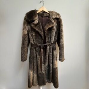 Vintage Russel Taylor Faux Fur Coat
